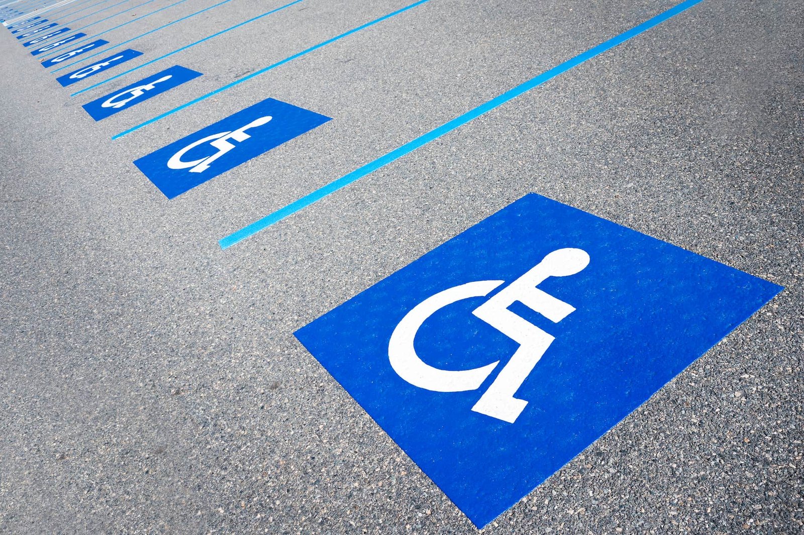 handicapped symbol disabled parking