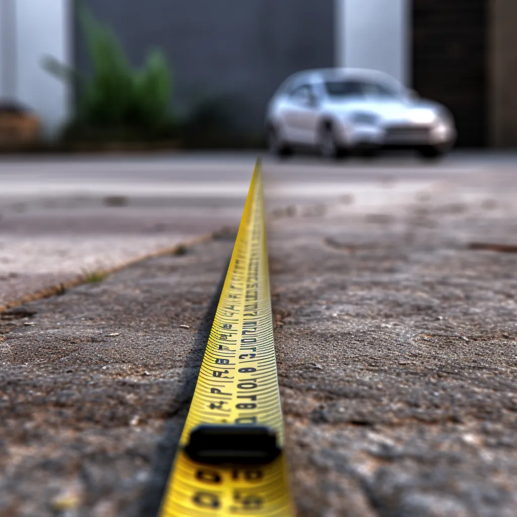 Detailed diagram illustrating the layers and thickness of asphalt for residential driveways.