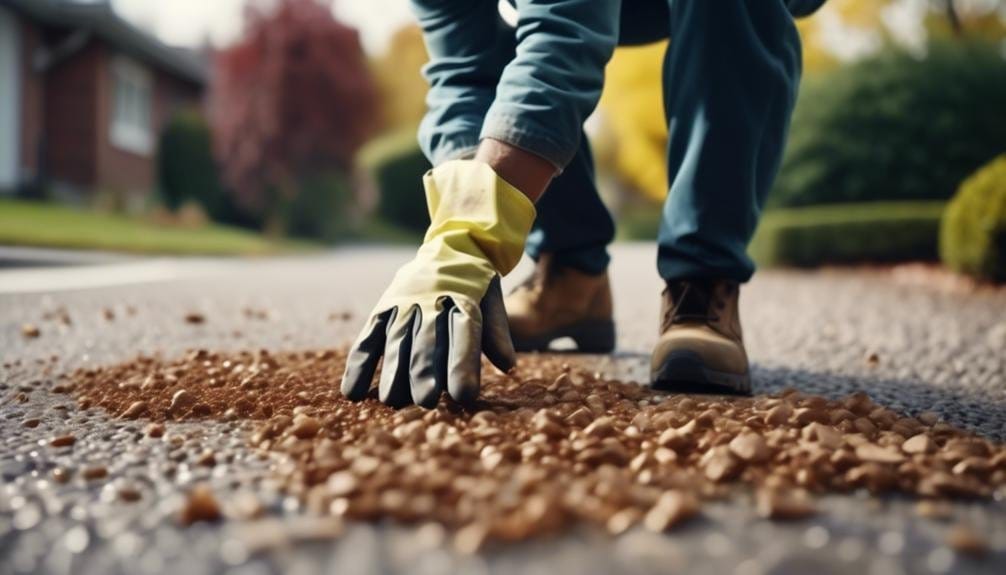 A close-up of a freshly paved asphalt surface, featuring a smooth, dark gray texture with slight variations in shade, showcasing recent roadwork. Bright sunlight highlights the even finish.