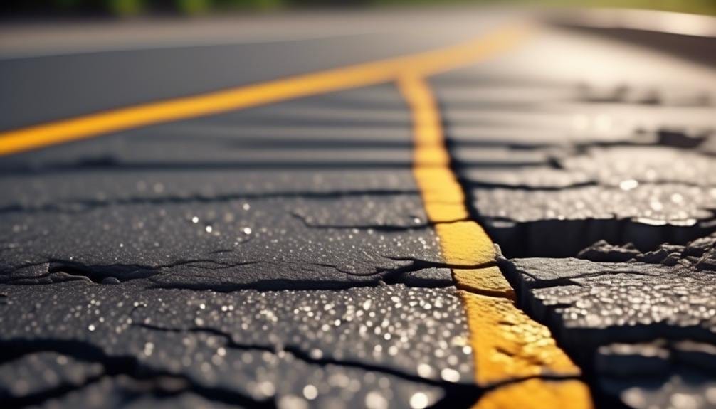 A freshly paved asphalt surface displays a smooth, dark finish, indicating recent construction work. The edges are neatly defined, showcasing quality craftsmanship in paving.