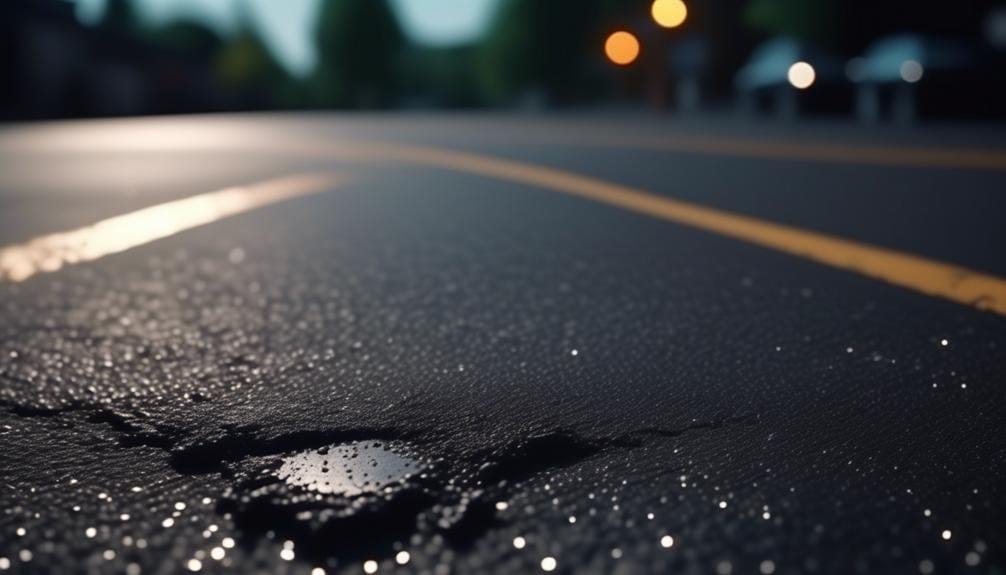 A newly sealed driveway, showcasing a smooth black surface with precise edging.