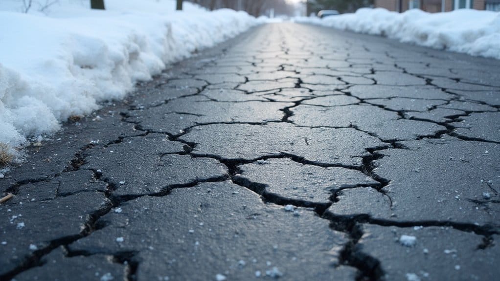 snow removal asphalt damage