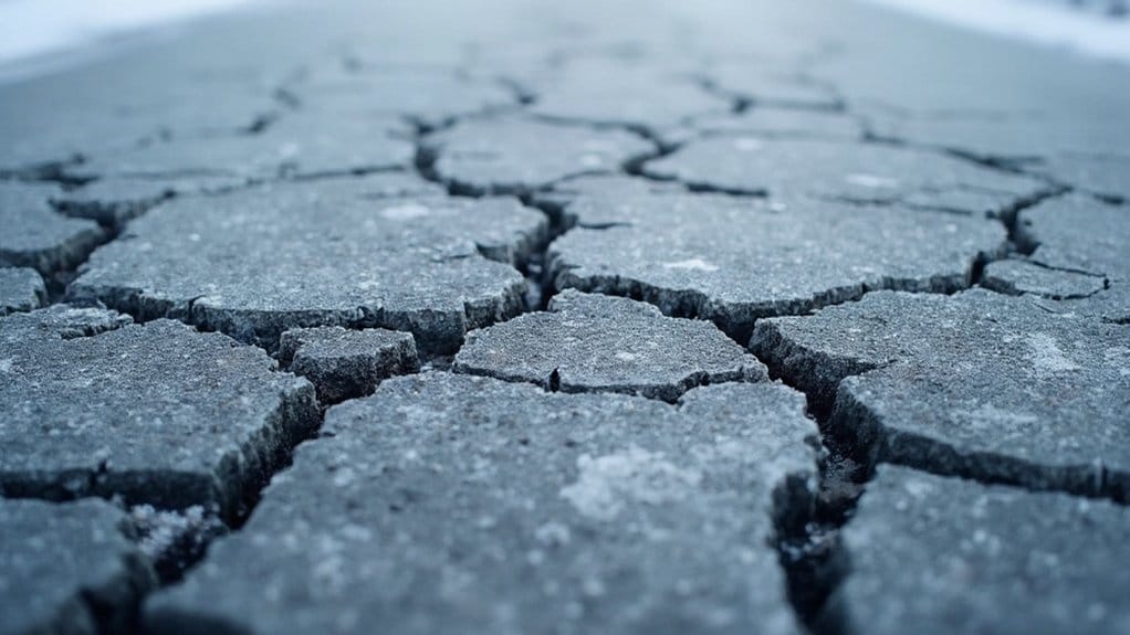 early asphalt damage signs