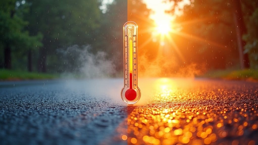 curing time differences observed