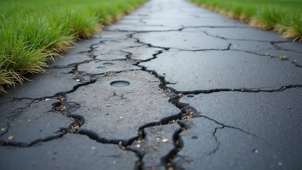 asphalt wear and deterioration