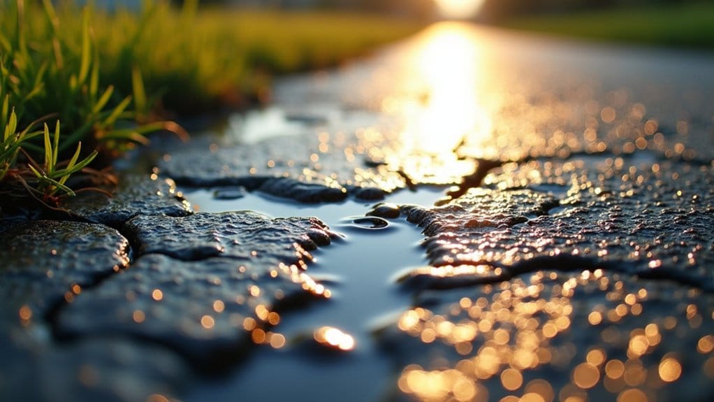 moisture affects adhesion strength