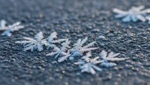 preventing black ice on asphalt