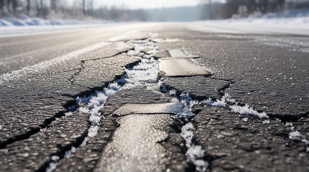 inspect and seal pavement cracks