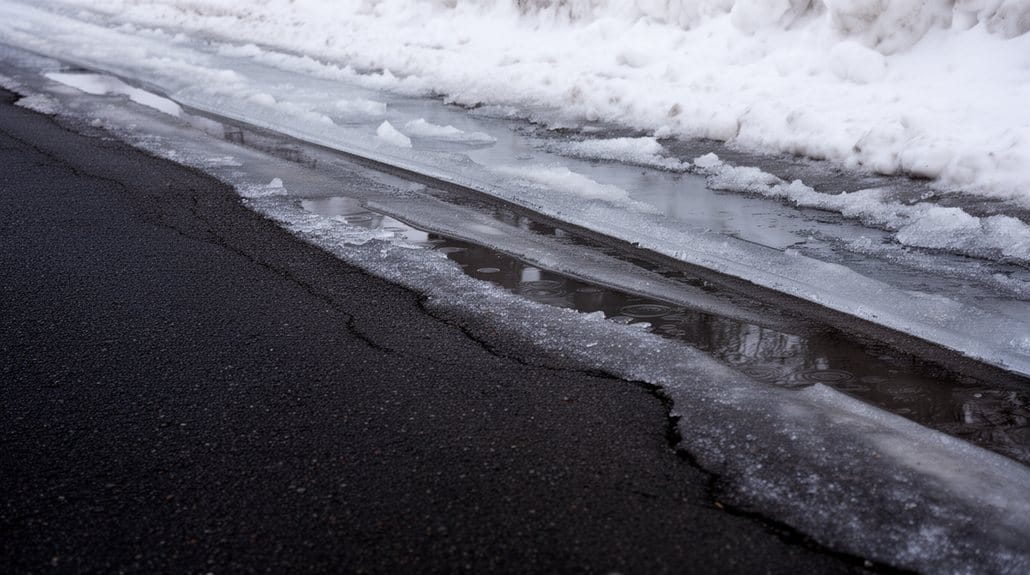 prevent pooling by restoring slope