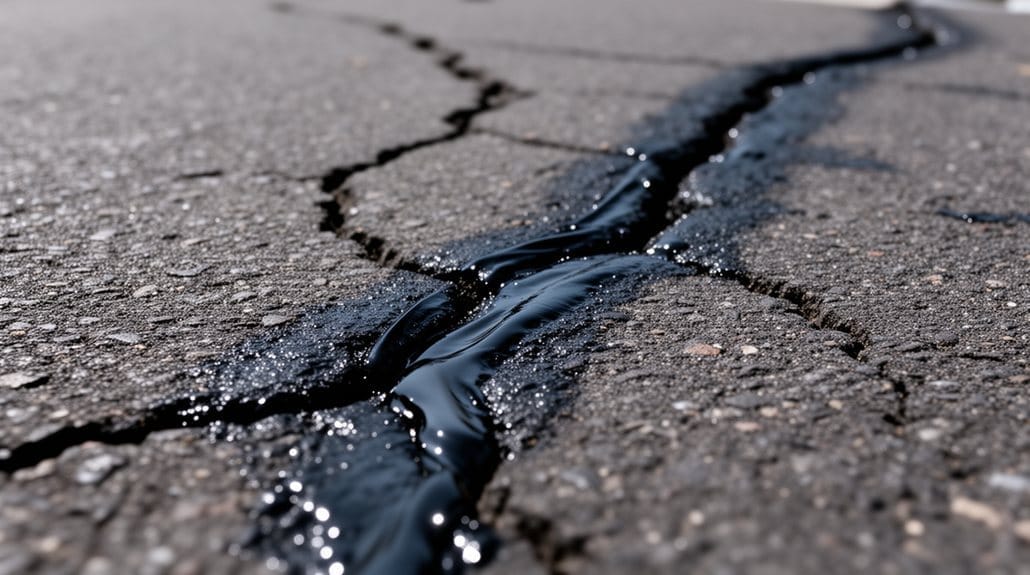 seal cracks to prevent water