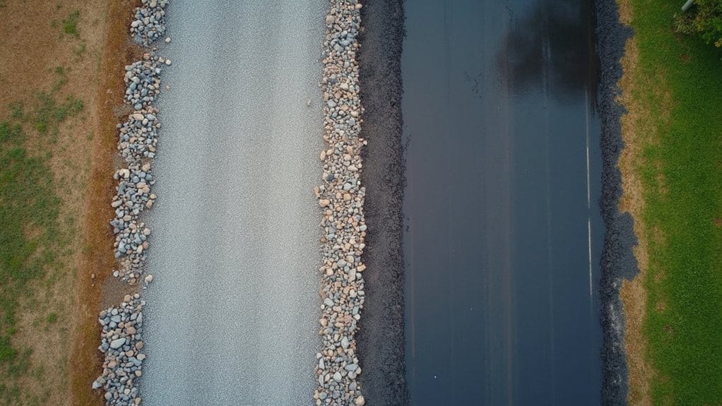 asphalt outlasts macadam drainage