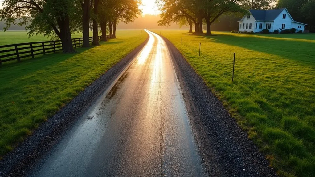cost effective durable recycled driveway