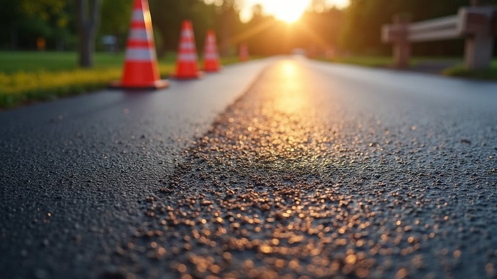 protect asphalt during curing