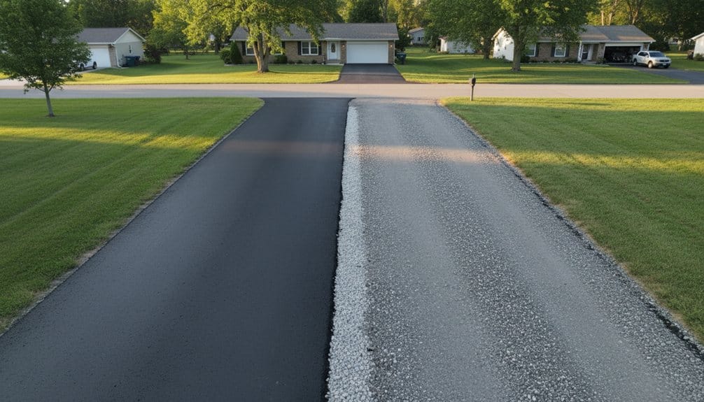 recycled asphalt driveway comparison