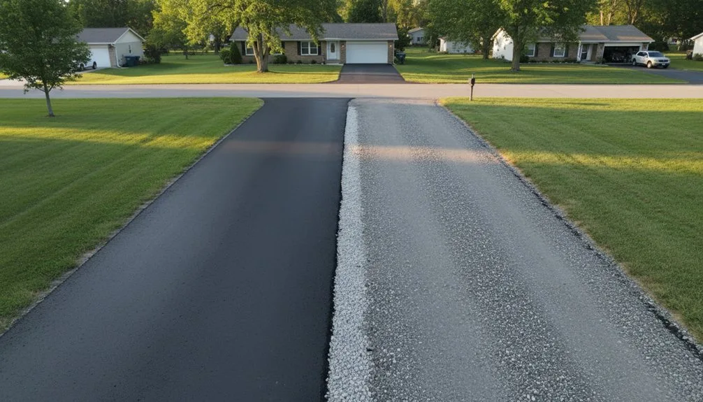 recycled asphalt driveway comparison