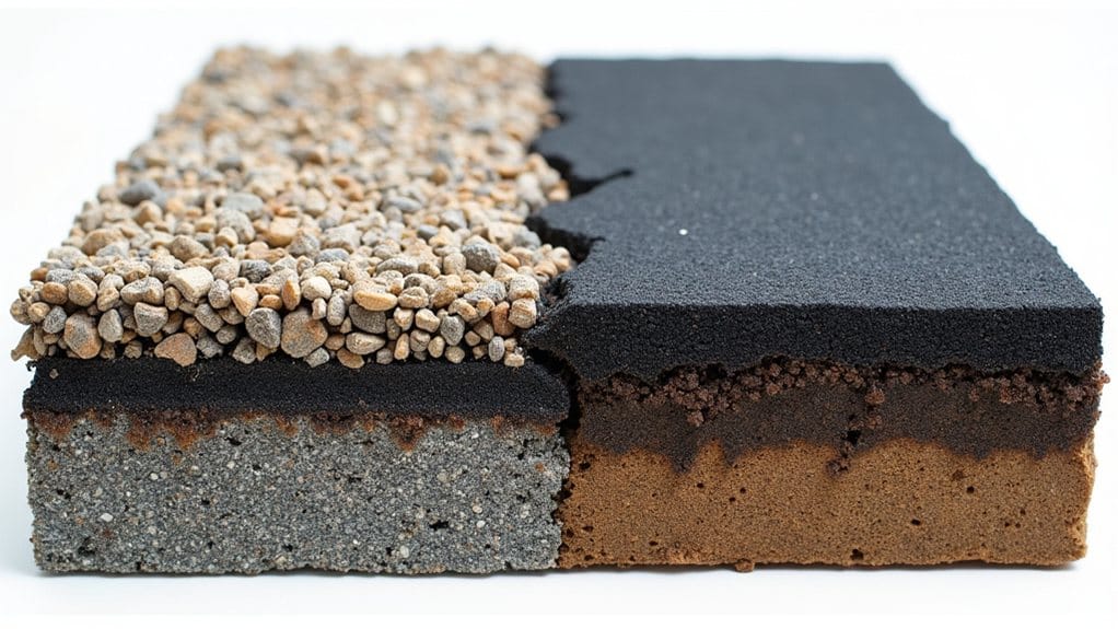 properly installed asphalt driveway