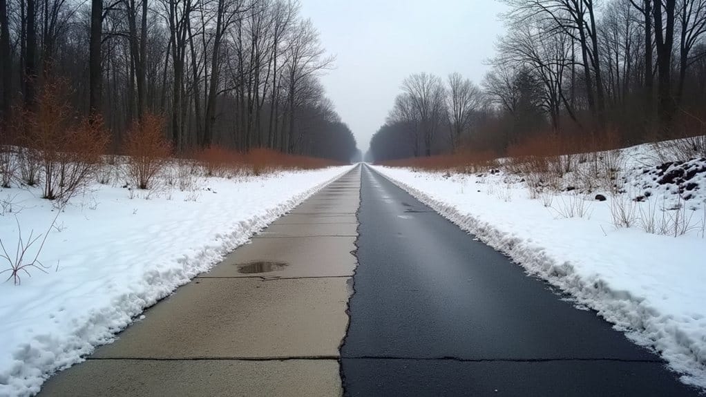 asphalt withstands freeze thaw better
