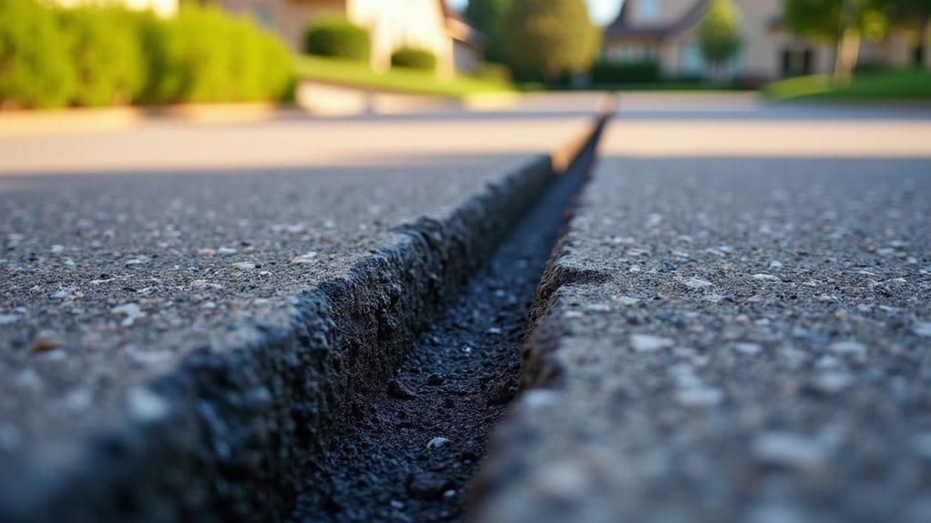 budget friendly temporary crack sealing