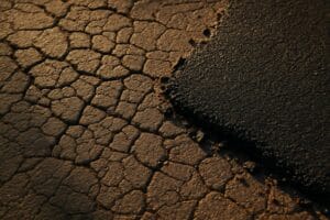 repairing severe asphalt alligator cracking