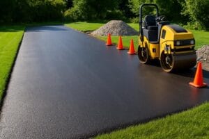 steps of paving process